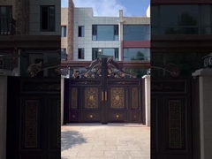 Sliding Aluminium Pedestrian Garden Gates Powder Coated Aluminum Alloy 6063/6061/6005