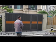 Aluminum Alloy Electric  gate Courtyard Door by Powder Spraying Aluminum